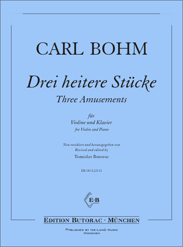 Cover - Bohm, Drei heitere St�cke